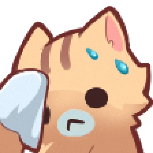 😅 Стикер «Neko&;s emotes» для Telegram