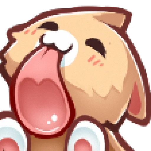 😝 Стикер «Neko&;s emotes» для Telegram