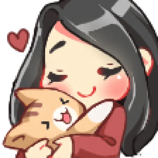 🤗 Стикер «Neko&;s emotes» для Telegram