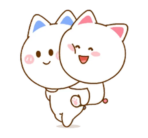 Стикерпак Neko &amp; Goya для Telegram — скачать