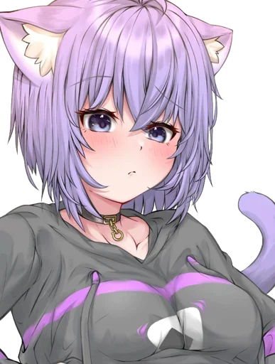 😍 Стикер «Nekomata Okayu» для Telegram
