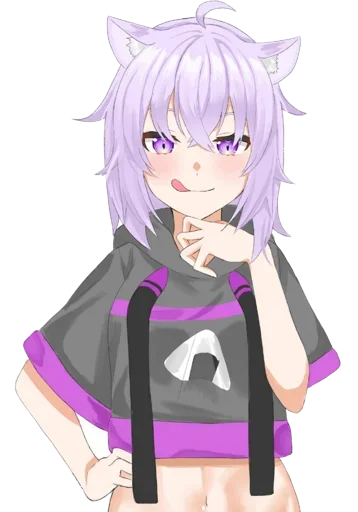 😍 Стикер «Nekomata Okayu» для Telegram