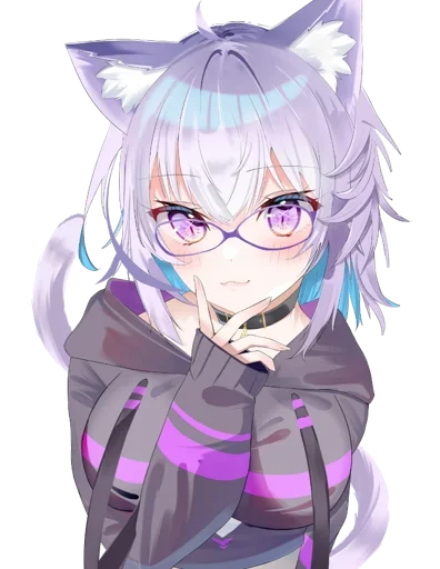 😍 Стикер «Nekomata Okayu» для Telegram