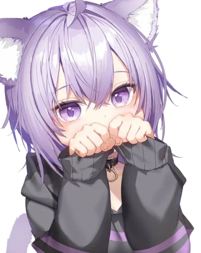 😍 Стикер «Nekomata Okayu» для Telegram
