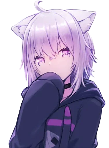 😍 Стикер «Nekomata Okayu» для Telegram