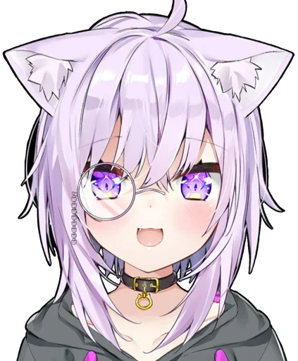 😍 Стикер «Nekomata Okayu» для Telegram
