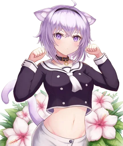 😍 Стикер «Nekomata Okayu» для Telegram