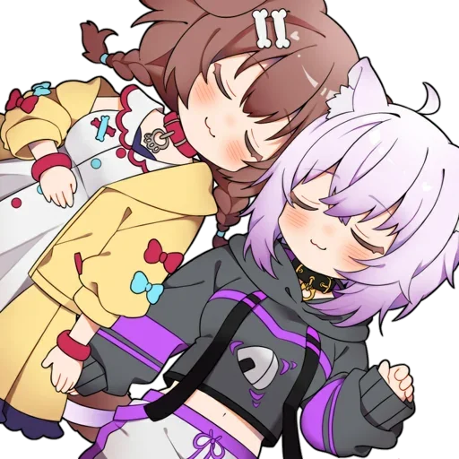 😍 Стикер «Nekomata Okayu» для Telegram