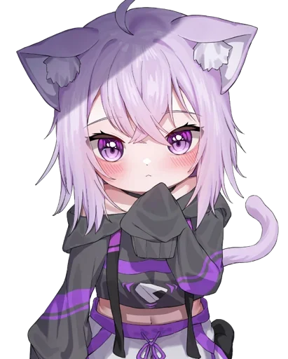 😍 Стикер «Nekomata Okayu» для Telegram