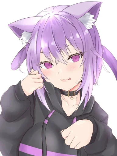 😍 Стикер «Nekomata Okayu» для Telegram