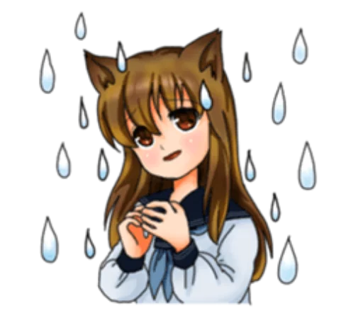 😂 Стикер «Neko Mimi-chan» для Telegram