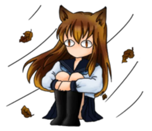😱 Стикер «Neko Mimi-chan» для Telegram
