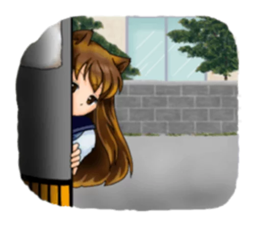 😖 Стикер «Neko Mimi-chan» для Telegram