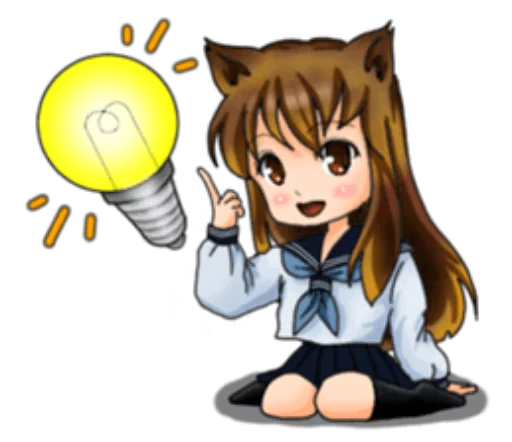 😎 Стикер «Neko Mimi-chan» для Telegram