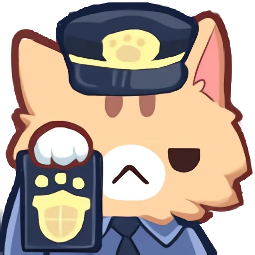 👮‍♂️ Стикер «neko random» для Telegram
