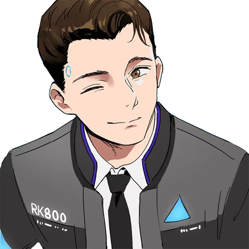 Стикерпак Detroit Become Human (Connor) для Telegram — скачать