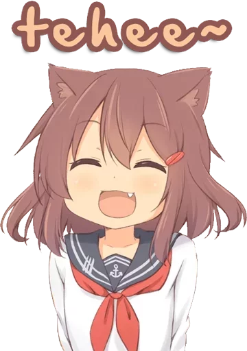 ☺️ Стикер «NekoTetoPack» для Telegram