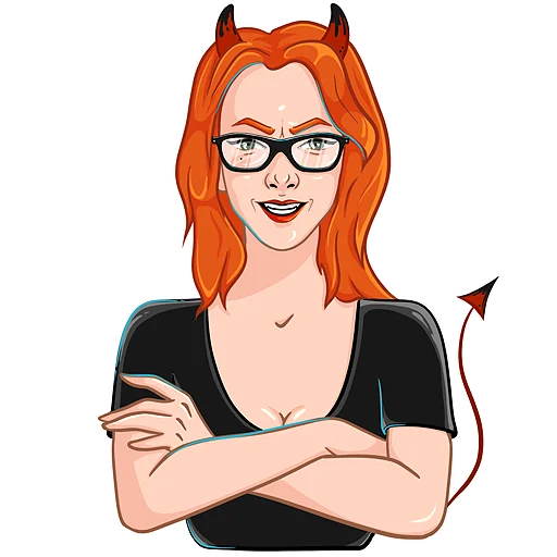 😈 Стикер «llena_pro» для Telegram