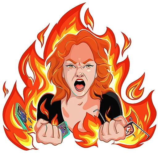 😤 Стикер «llena_pro» для Telegram