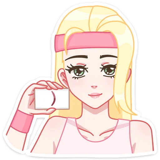 👧 Стикер «Нелли» для Telegram