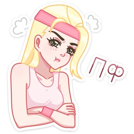 👧 Стикер «Нелли» для Telegram