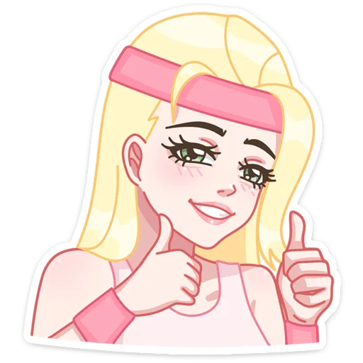 👧 Стикер «Нелли» для Telegram