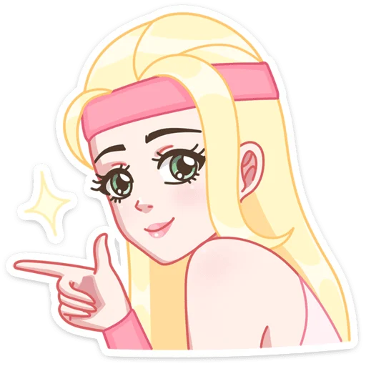 👧 Стикер «Нелли» для Telegram