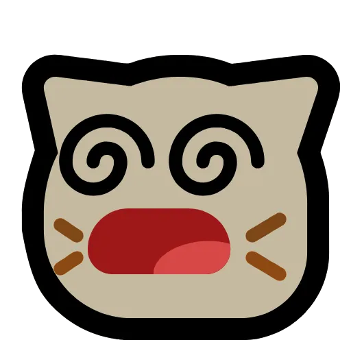 😵‍💫 Стикер «Neocat» для Telegram