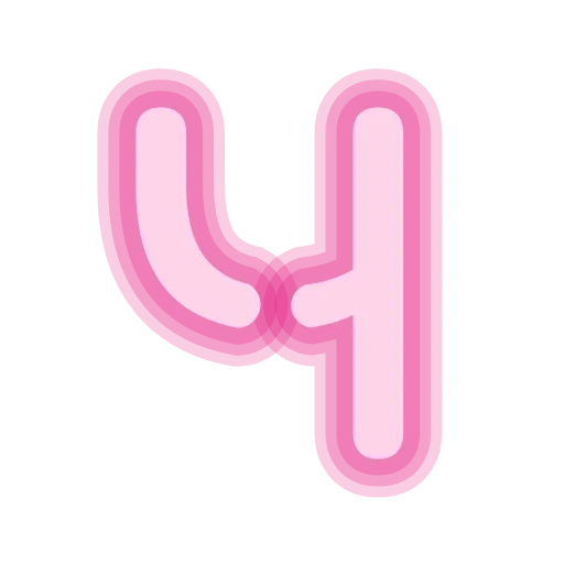 😀 Эмодзи «Neon cyrillic» для Telegram