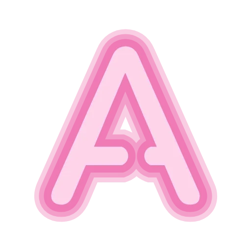 Эмодзи Neon cyrillic для Telegram — скачать