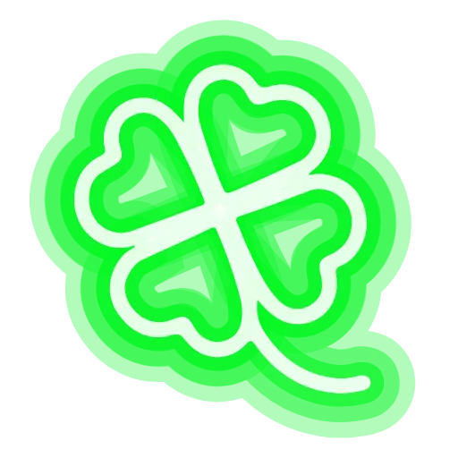 🍀 Эмодзи «neon emojis» для Telegram