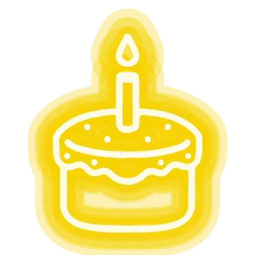 🎂 Эмодзи «neon emojis» для Telegram