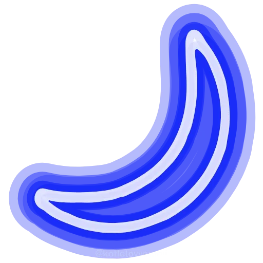 🌙 Эмодзи «neon emojis» для Telegram