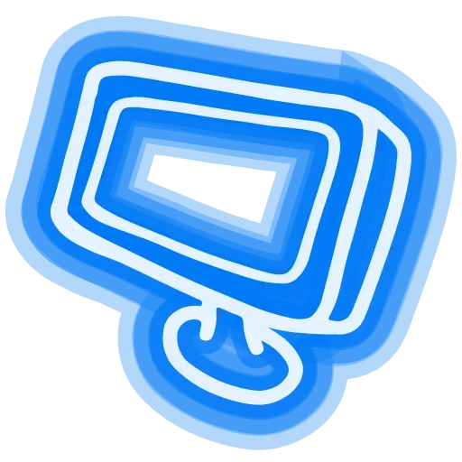🖥 Эмодзи «neon emojis» для Telegram