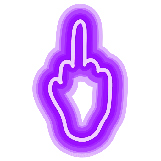 🖕 Эмодзи «neon emojis» для Telegram
