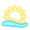 🌊 Эмодзи «Неонычи» для Telegram
