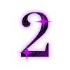 👾 Эмодзи «Neon A font» для Telegram