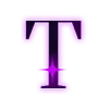 👾 Эмодзи «Neon A font» для Telegram