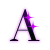 Эмодзи Neon A font для Telegram — скачать