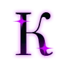 👾 Эмодзи «Neon A font» для Telegram