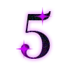 👾 Эмодзи «Neon A font» для Telegram