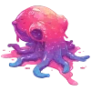 🐙 Эмодзи «neon blot» для Telegram