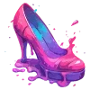 👠 Эмодзи «neon blot» для Telegram
