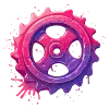 ⚙️ Эмодзи «neon blot» для Telegram