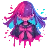 🌙 Эмодзи «neon blot» для Telegram