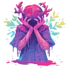 🌿 Эмодзи «neon blot» для Telegram