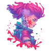 🖤 Эмодзи «neon blot» для Telegram