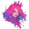👑 Эмодзи «neon blot» для Telegram