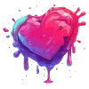 🩷 Эмодзи «neon blot» для Telegram