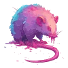 🐭 Эмодзи «neon blot» для Telegram